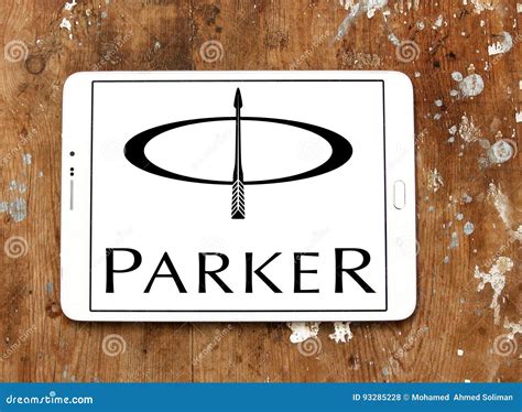 Parker Pen Company logo editorial stock photo. Image of company - 93285228