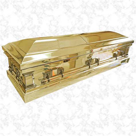 Chrome Metal American Caskets - 7 colours available - The Funeral Outlet