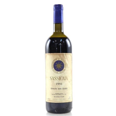 Tenuta San Guido Sassicaia 1993 Tuscany | Wine Auctioneer