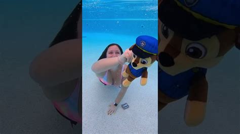 Paw Patrol Underwater Rescue Marshal Saves Chase #shorts - YouTube