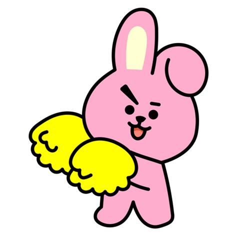 BTS BT21 Chimmy and Cooky Hug Sticker Sticker Mania