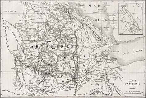 Abyssinia map Stock Photo by ©marzolino 13297276