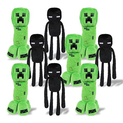 Minecraft 7" Plush Enderman & Creeper Assorted Case Of 9 | Oriental Trading