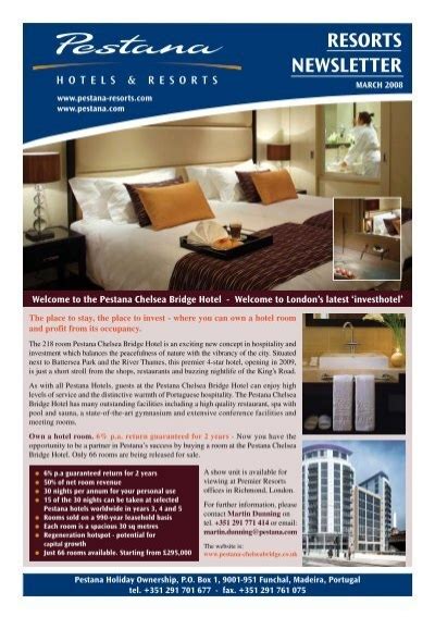 RESORTS NEWSLETTER - Pestana Vacation Club