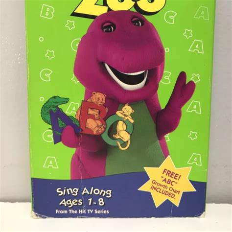 BARNEY & FRIENDS Collection Alphabet Zoo VHS Video Tape Sing-Along ...