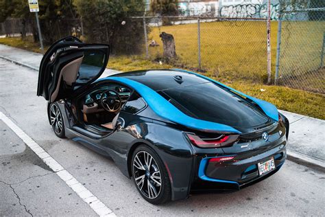 2018 BMW i8 – Grey Blue | MVP Charlotte Exotic Rentals