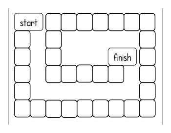 Blank Game Board | Blank game board, Printable board games, Board games