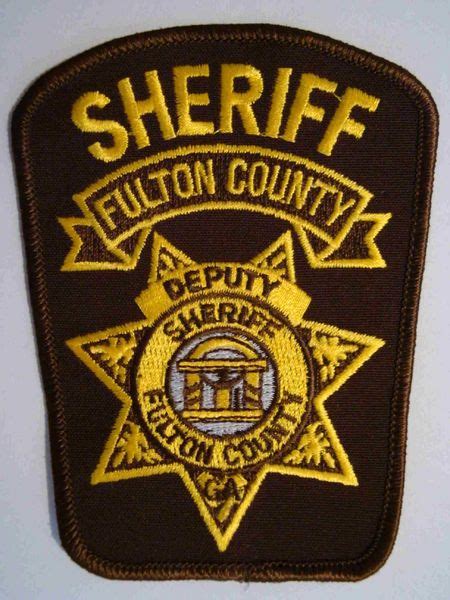 Fulton county Sheriff GA Law Enforcement Badges, Sheriff Badge, Fulton County, Police Patches ...