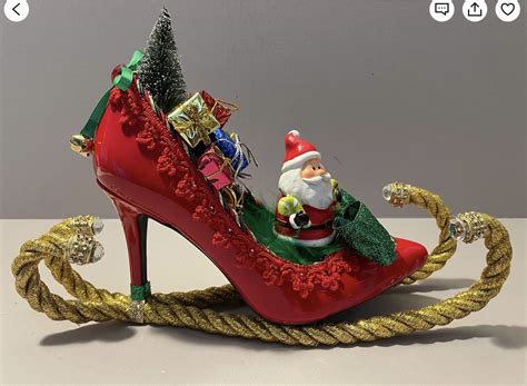 Pin by Correen Henriksen on Christmas crafts | Decorated shoes, Christmas shoes, Shoe makeover