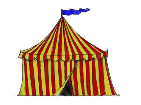 How to Draw a Circus Tent: 6 Steps (with Pictures) - wikiHow