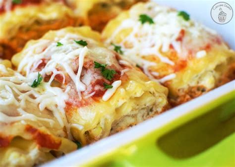 Spinach Lasagna Rolls