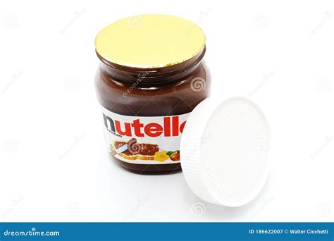 NUTELLA Jar, Hazelnut Spread with Cocoa Produced by Ferrero Editorial Photography - Image of ...