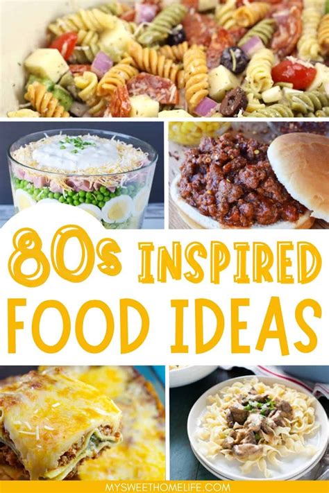 80s nostalgia food for a retro dinner date night | 80s food, 1980s party food, 80s party foods