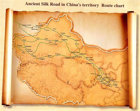 Silk Road Map, Silk Route Map, Tourist Map of Silk Road-Silk Road Travel