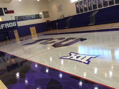 The FrogSkin volleyball court in the TCU Rec Center! | Tcu, Fort worth texas, Texas christian ...