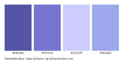 Periwinkle Blue Color Scheme » Blue » SchemeColor.com