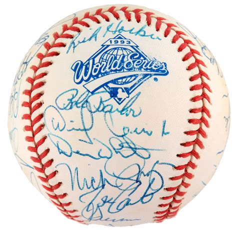 Hake's - 1993 WORLD SERIES CHAMPIONS TORONTO BLUE JAYS TEAM-SIGNED ...