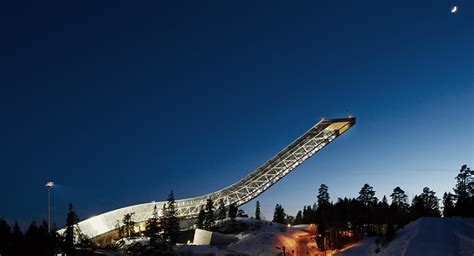 Night At Holmenkollen Ski Jump