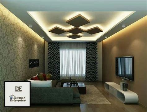 Gypsum Board Ceiling Design For Living Room | Bryont Rugs and Livings