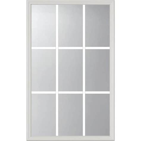 ODL Grills between glass 9 lite 22-in x 36-in Clear Front Door Glass Inserts in the Front Door ...