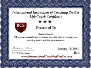 Life Coach Certificate Template Online | PDFSimpli