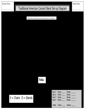 Concert Band Seating Chart Pdf - Fill Online, Printable, Fillable ...