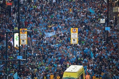 Man City parade - the best images as thousands of Blues celebrate the ...