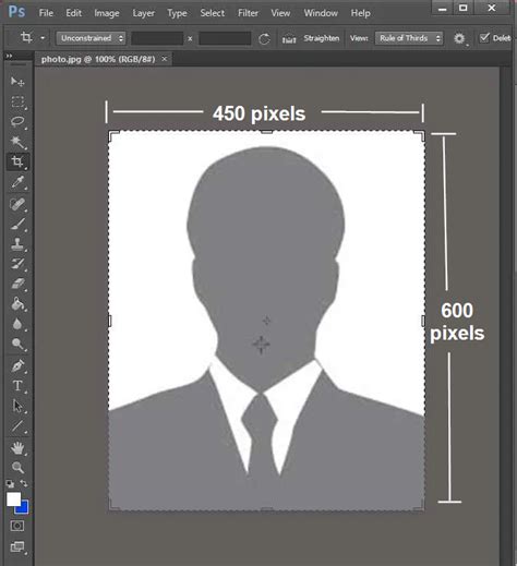 Print Passport size Photo in A4 Photo Paper Photoshop (32 Copies)