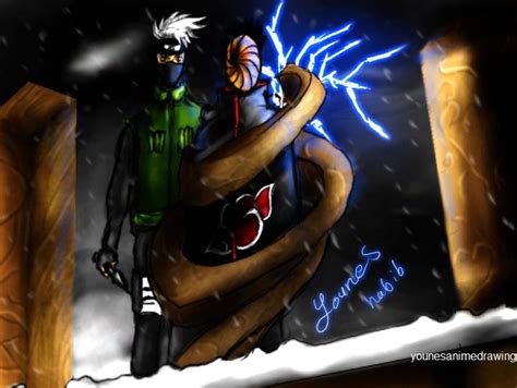 kakashi vs madara by younesanimedrawing on DeviantArt