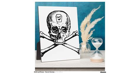 Skull and Bones - Secret Society Photo Plaques | Zazzle