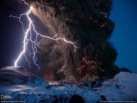 National Geographic, Ash, Lightning, Volcano Wallpapers HD / Desktop and Mobile Backgrounds