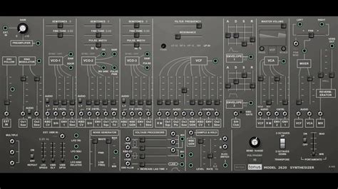 Free ARP 2600 VST Emulation - YouTube