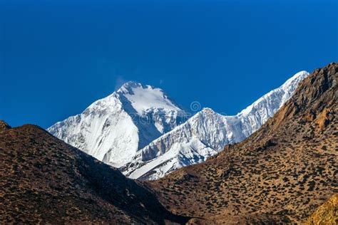 Summit of Dhaulagiri, Annapurna Circuit, Mustang, Nepal Stock Photo - Image of gorge, kali: 75794038