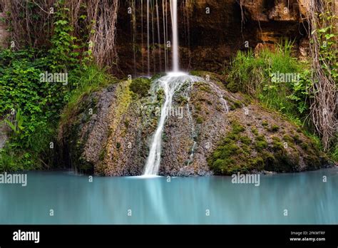 Waterfall in a mountain gorge Stock Photo - Alamy