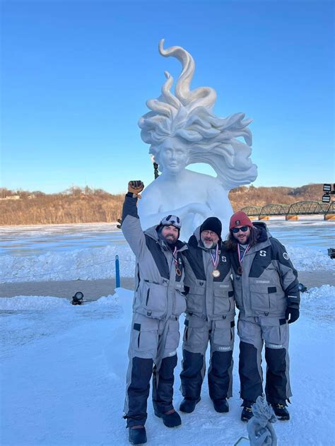 North Dakota team takes third in World Snow Sculpting Competition