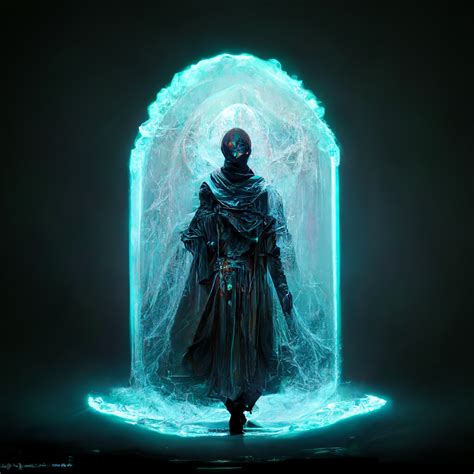 ArtStation - holographic fantasy character