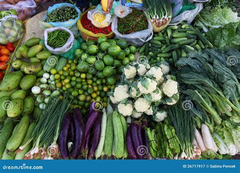 Various Vegetables On The Asian Food Market Royalty Free Stock Photography - Image: 26717917