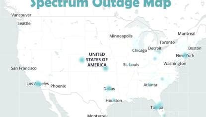 Charter Spectrum Outage Map Interner michigan + st louis