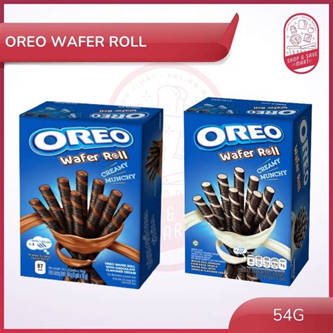 Oreo Wafer Roll (3pack x 18g) - 54g (Flavor: Chocolate / Vanilla) | Chocolate Wafer Snack Wafer ...