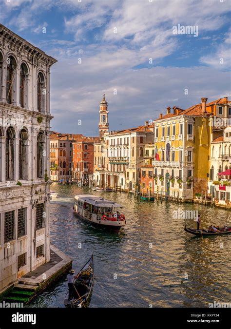 The Rialto Bridge is the oldest bridge across the Grand Canal, and was ...