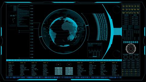 Hud World Digital Data Cyber Technology Stock Motion Graphics SBV ...