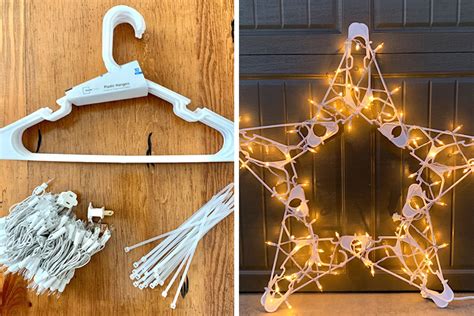 How to Make a Clothes Hanger Christmas Star | Taste of Home