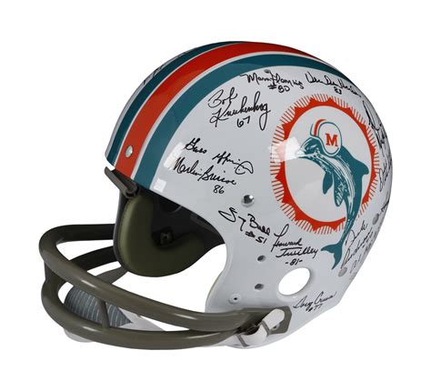 Lot Detail - 1972 Miami Dolphins Undefeated Team Signed Helmet With (27 ...