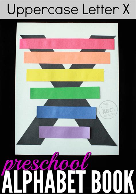 Letter X Crafts for preschool or kindergarten - Fun, easy and educational!