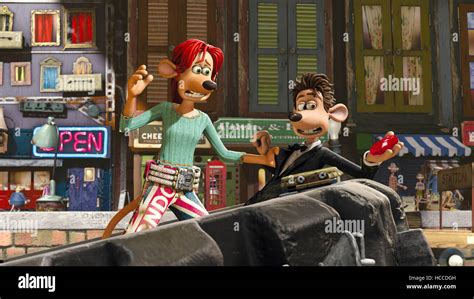 FLUSHED AWAY, Rita (voice: Kate Winslet), Roddy (voice: Hugh Jackman), 2006. ©DreamWorks ...