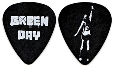 Green Day Guitar Pick Billie Joe Armstrong 21st Century Breakdown tour 2009, Used Concert Pick ...