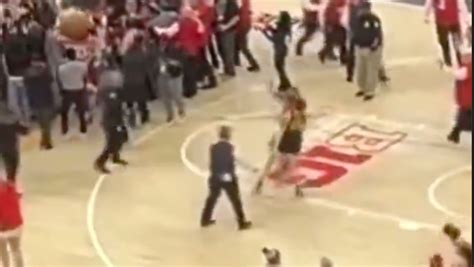 Caitlin Clark collides with Ohio State fan after Iowa's loss