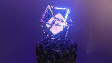 End crystal render I made : Minecraft