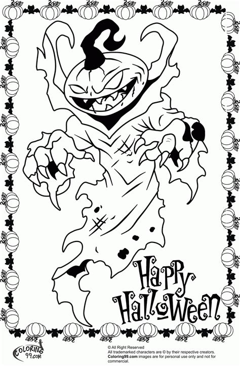 All Halloween Coloring Pages - Printable and Free