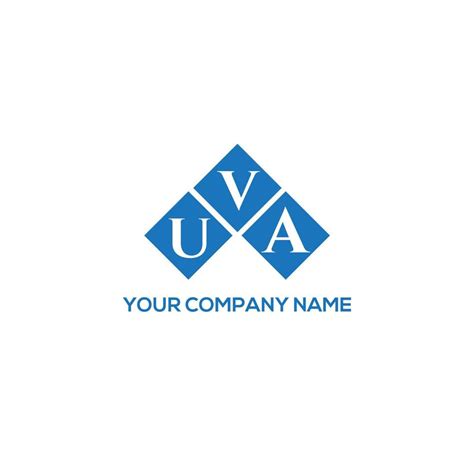 UVA letter logo design on white background. UVA creative initials letter logo concept. UVA ...